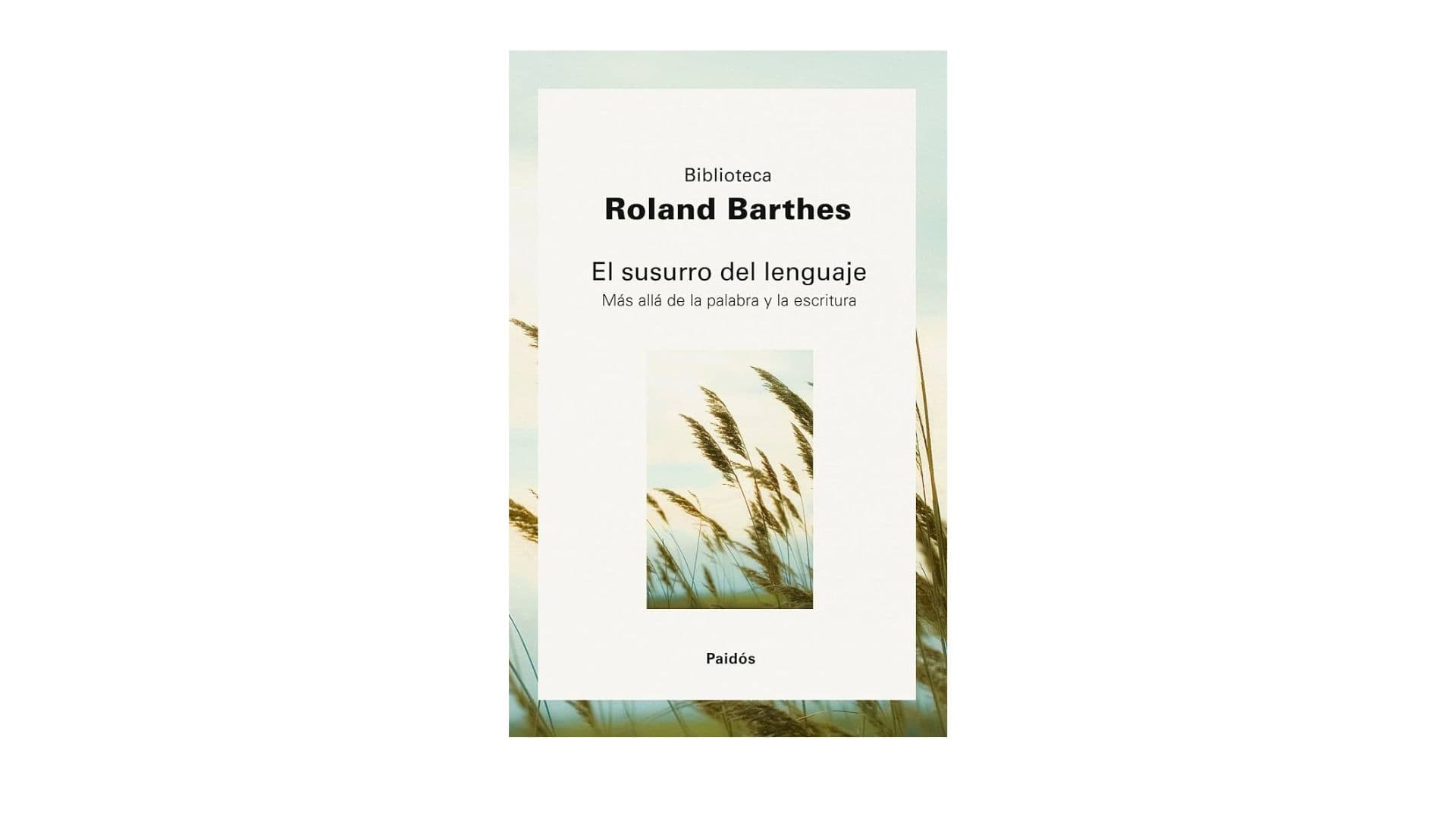 Portada de El susurro del lenguaje - Barthes