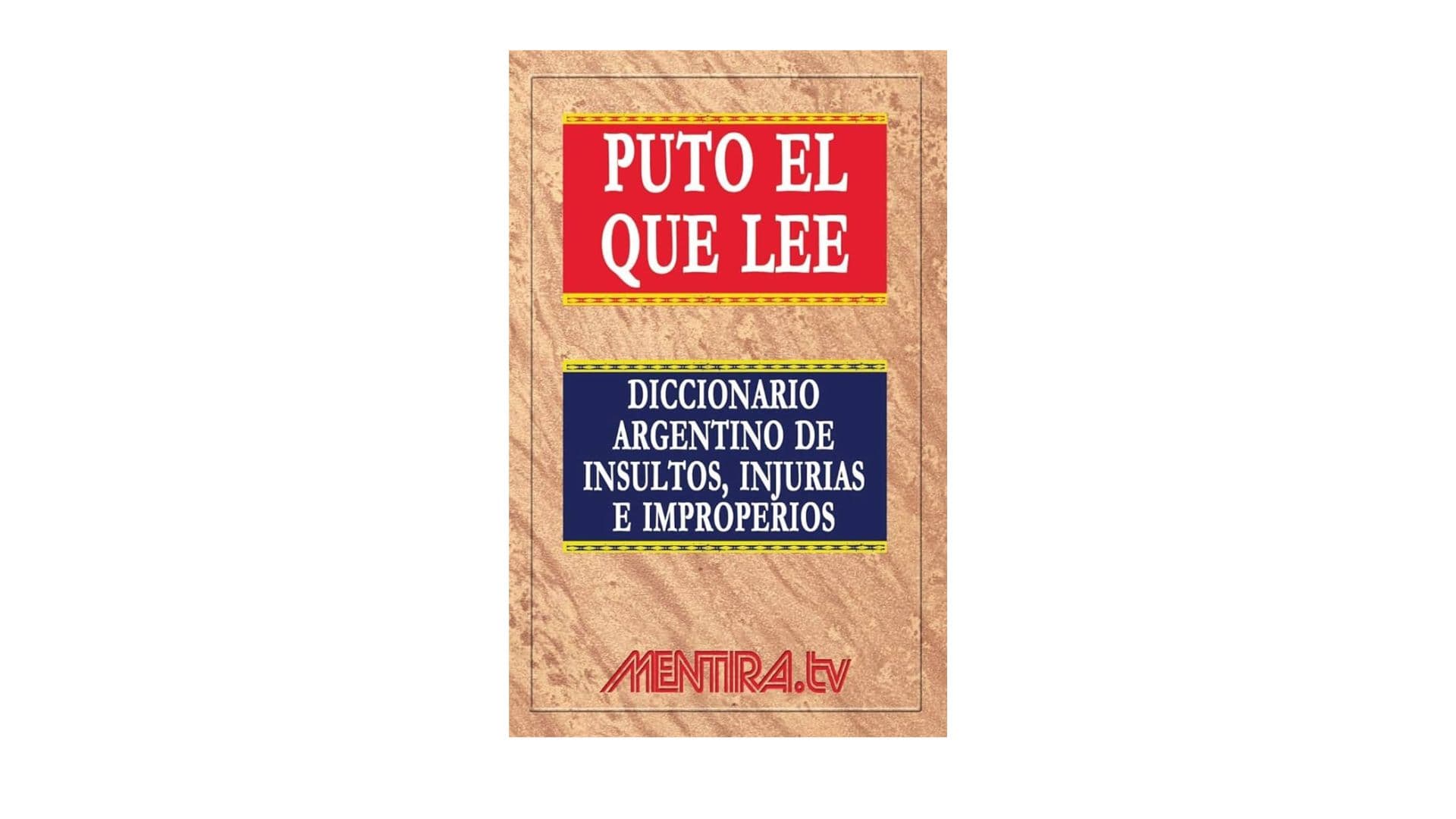Portada de Puto el que lee. Diccionario de insultos, injurias e improperios. Revista Barcelona
